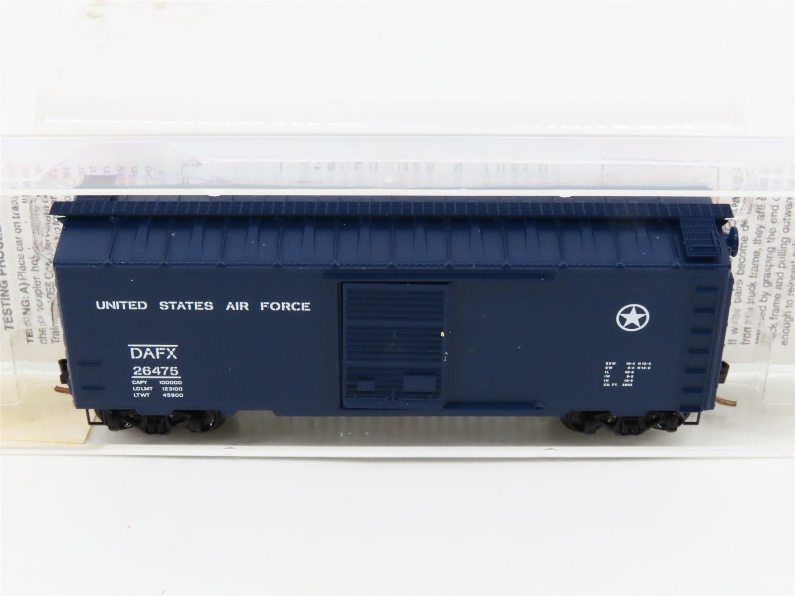N Scale Micro-Trains MTL 20446 DAFX United States Air Force 40' Box Car #26475