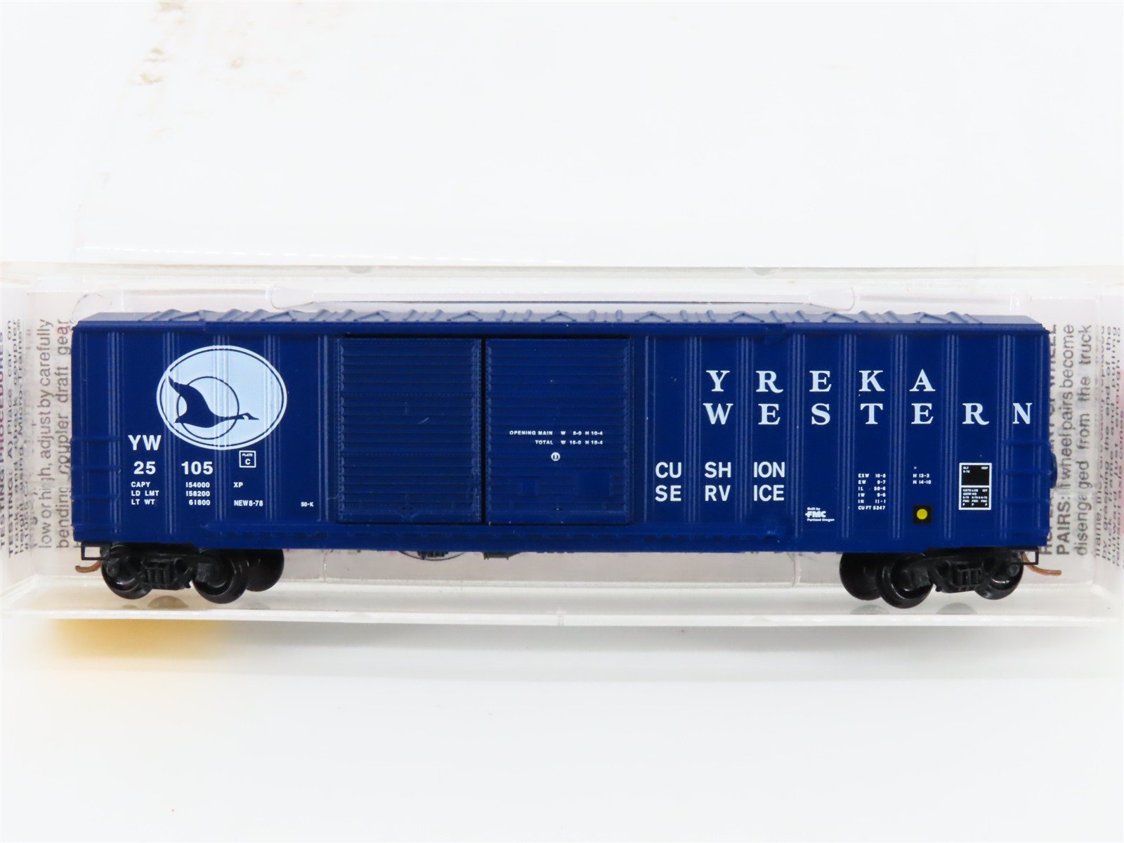 N Scale Micro-Trains MTL 30020 YW Yreka Western 