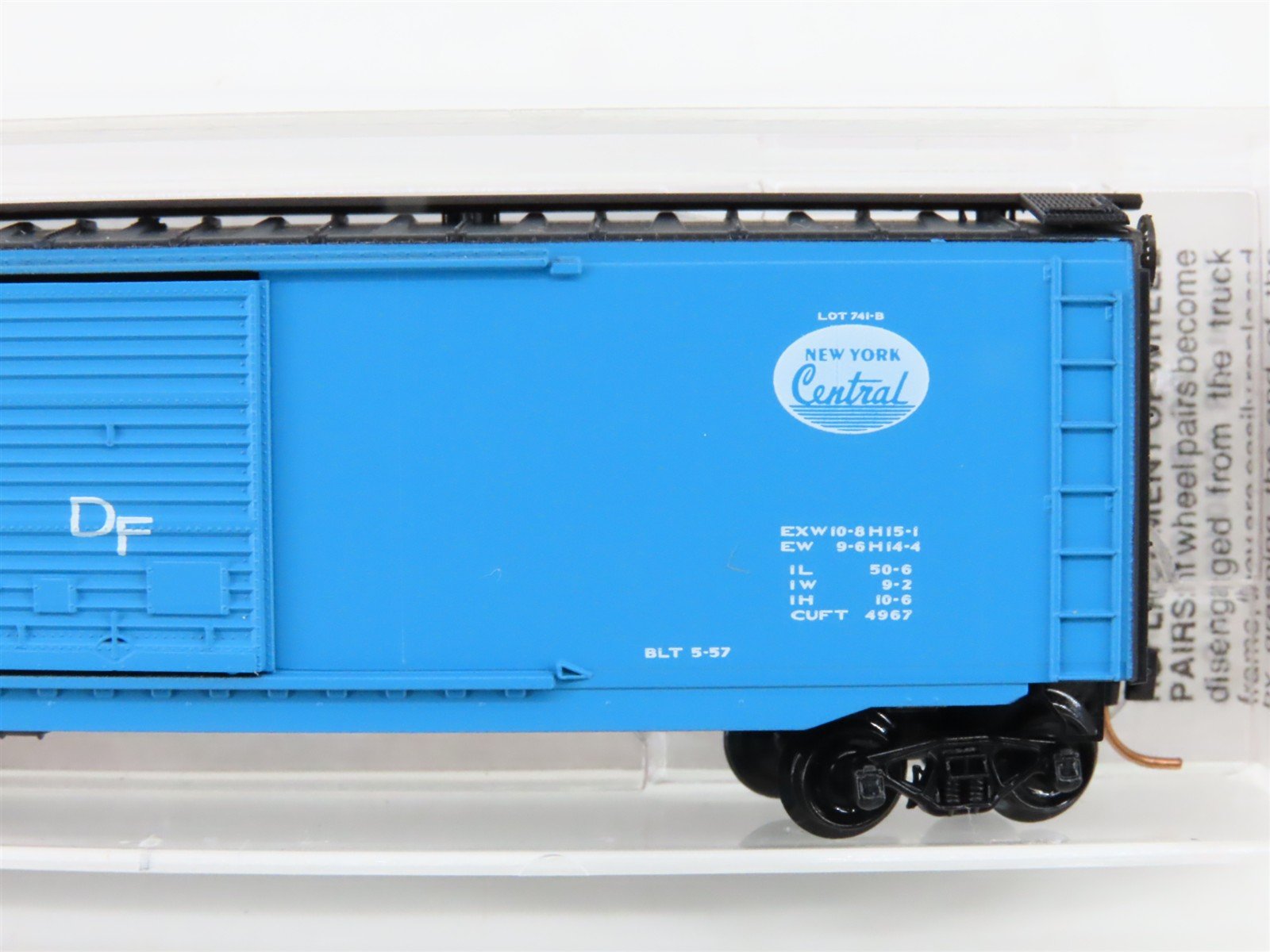 N Scale Micro-Trains MTL 31310 NYC New York Central 50' Box Car #92101
