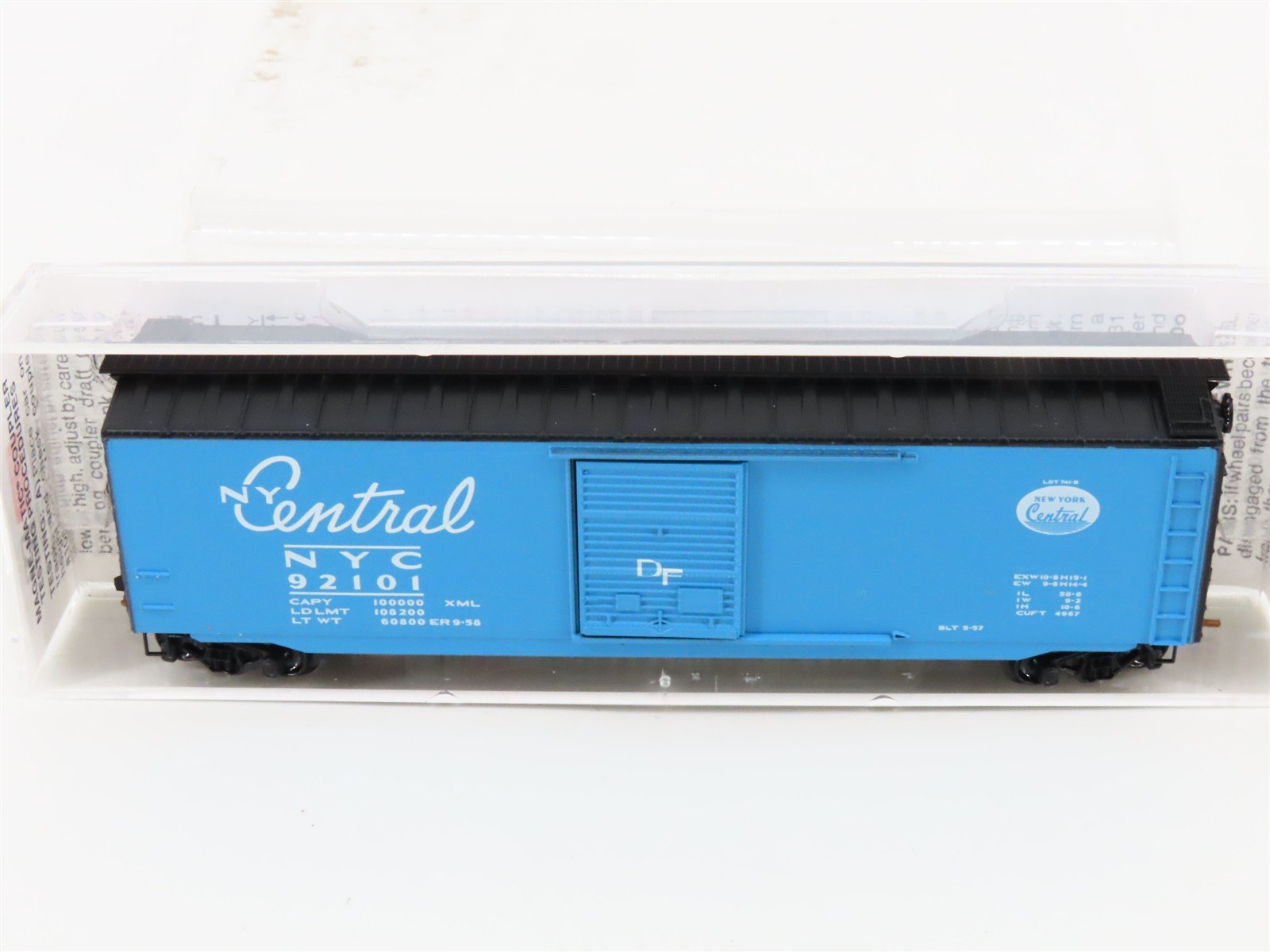 N Scale Micro-Trains MTL 31310 NYC New York Central 50' Box Car #92101