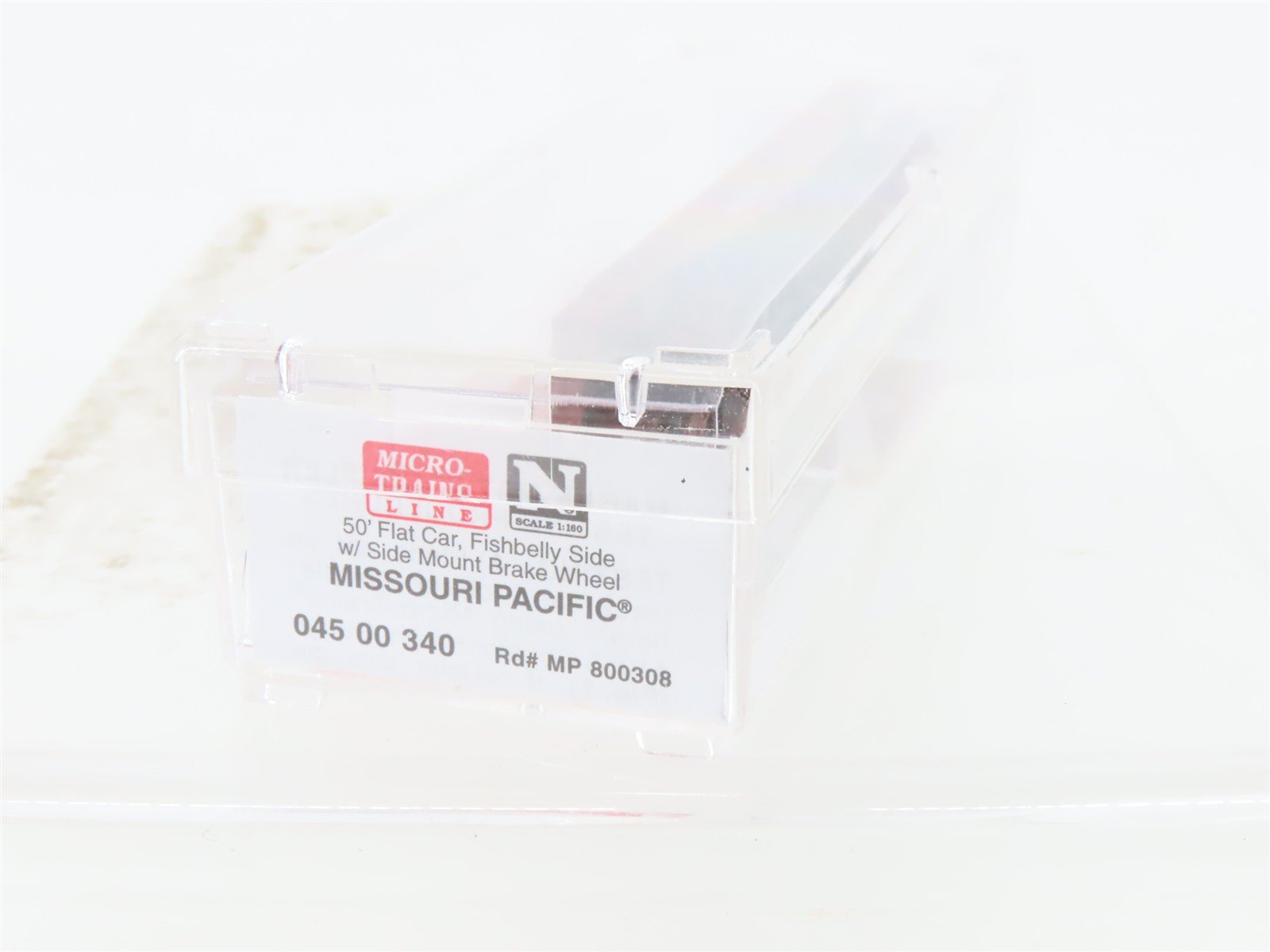 N Scale Micro-Trains MTL 04500340 MP Missouri Pacific 50' Flat Car #800308