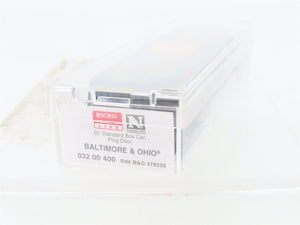 N Scale Micro-Trains MTL 03200400 B&O Baltimore & Ohio 50' Box Car #478555