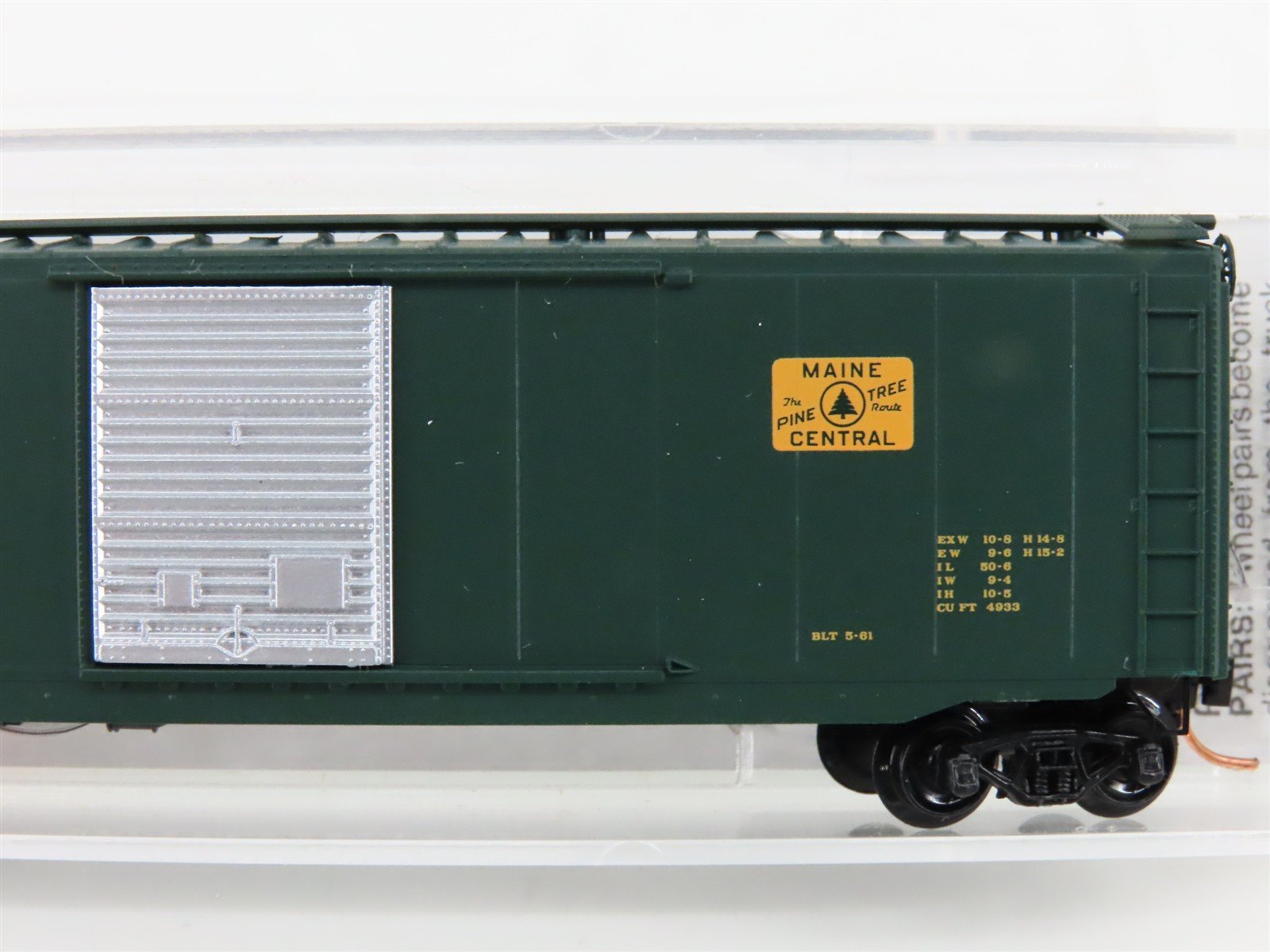 N Micro-Trains MTL 31330 MEC Maine Central Pine Tree Route 50' Box Car #9507