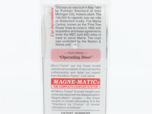 N Micro-Trains MTL 31330 MEC Maine Central Pine Tree Route 50' Box Car #9507