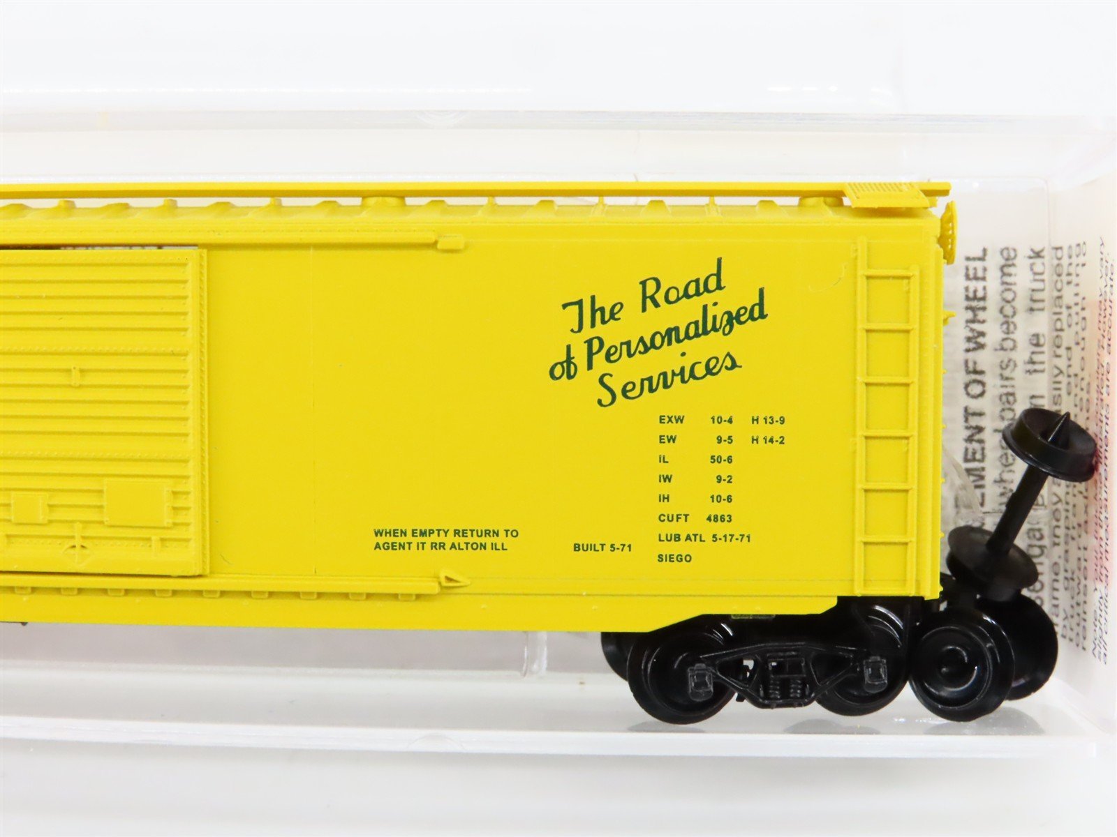 N Scale Micro-Trains MTL 31010 ITC Illinois Terminal 50' Box Car #9444