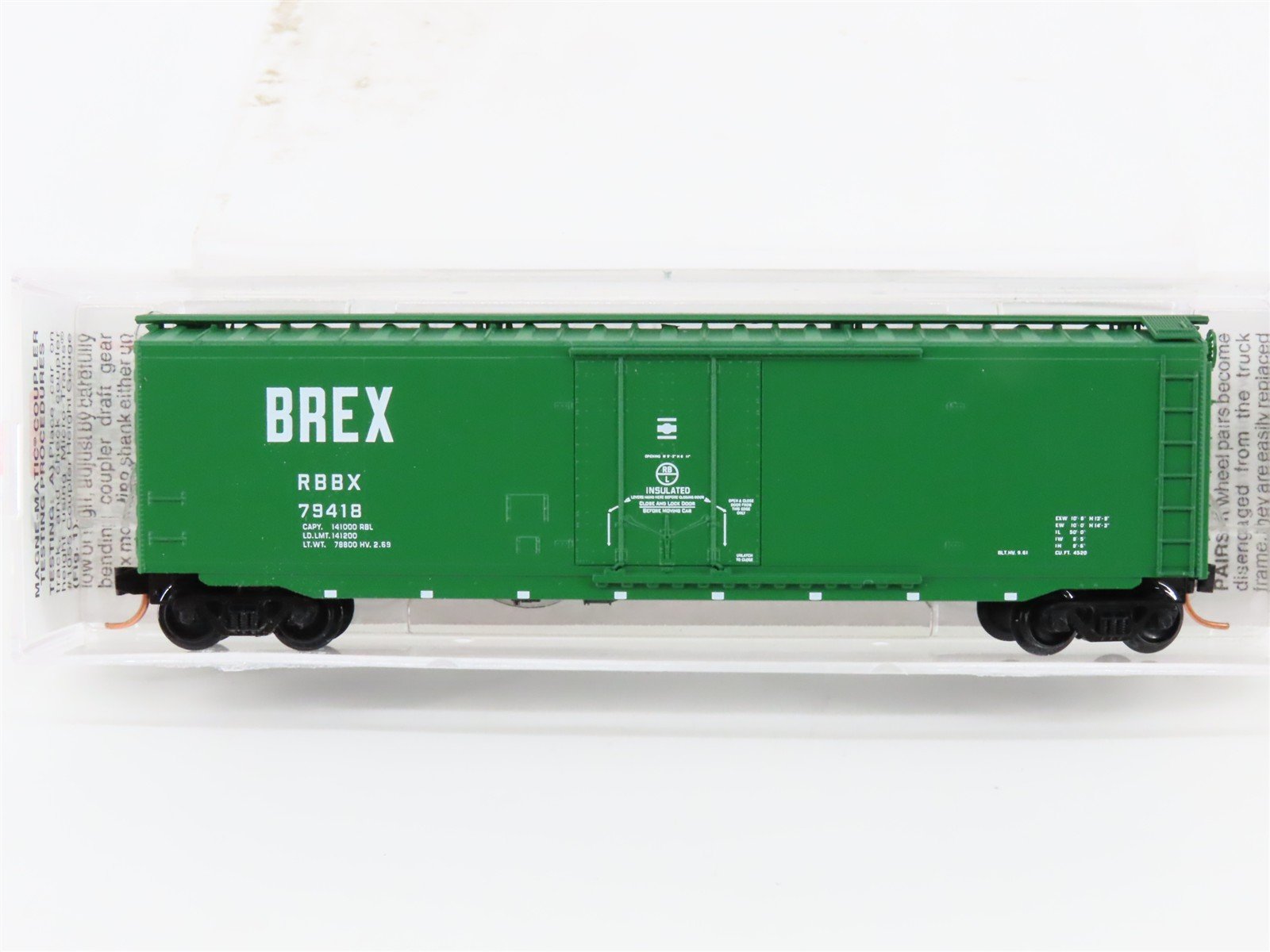 N Micro-Trains MTL 32090 RBBX BREX Burlington Refrigerator Express 50' Box Car