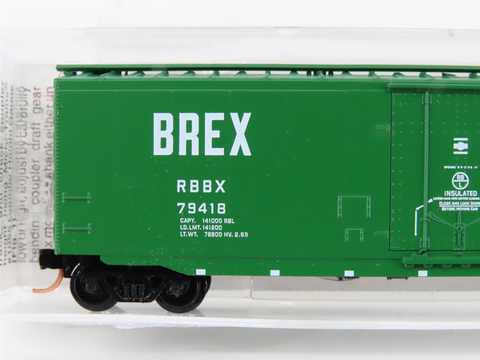 N Micro-Trains MTL 32090 RBBX BREX Burlington Refrigerator Express 50' Box Car