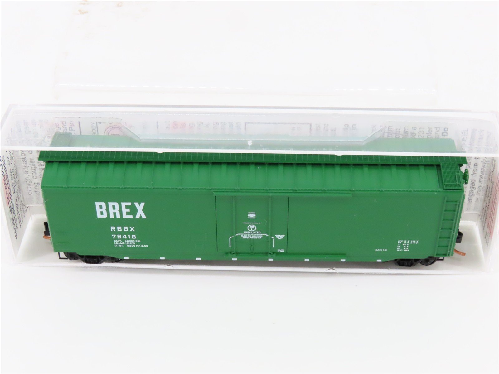 N Micro-Trains MTL 32090 RBBX BREX Burlington Refrigerator Express 50' Box Car