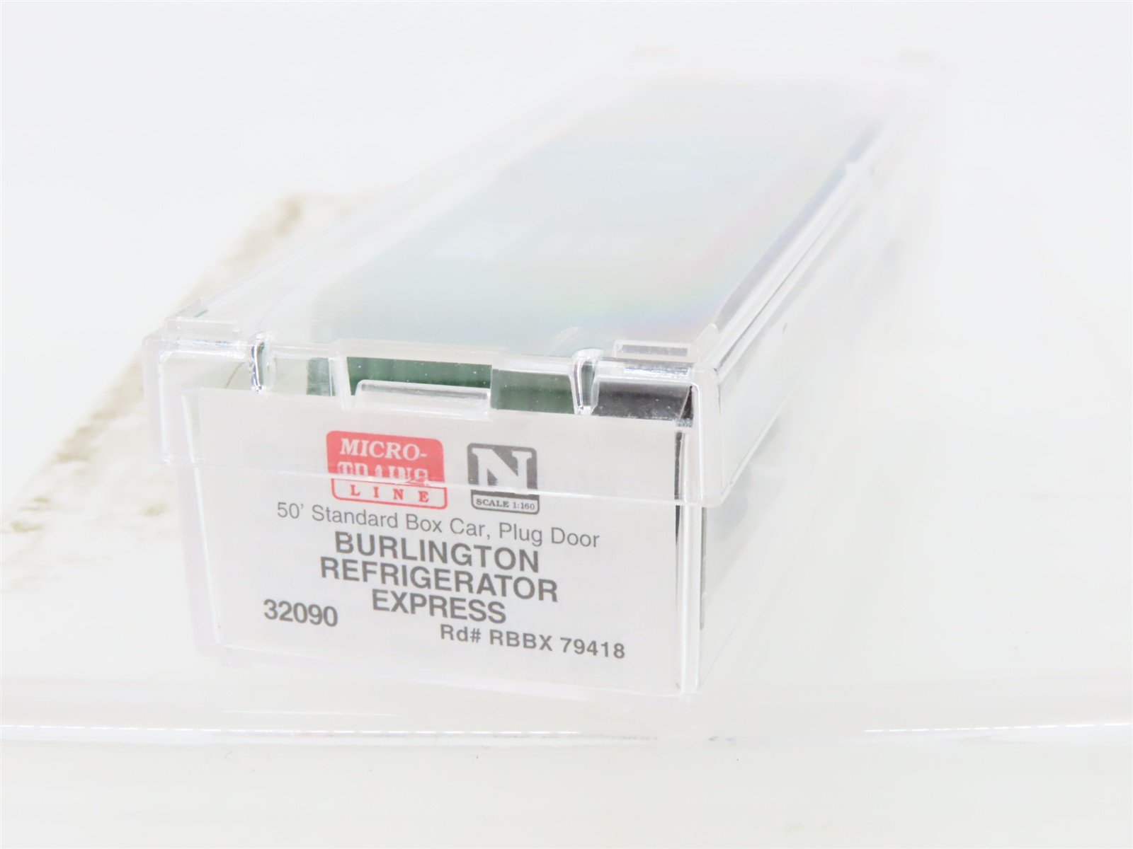 N Micro-Trains MTL 32090 RBBX BREX Burlington Refrigerator Express 50' Box Car