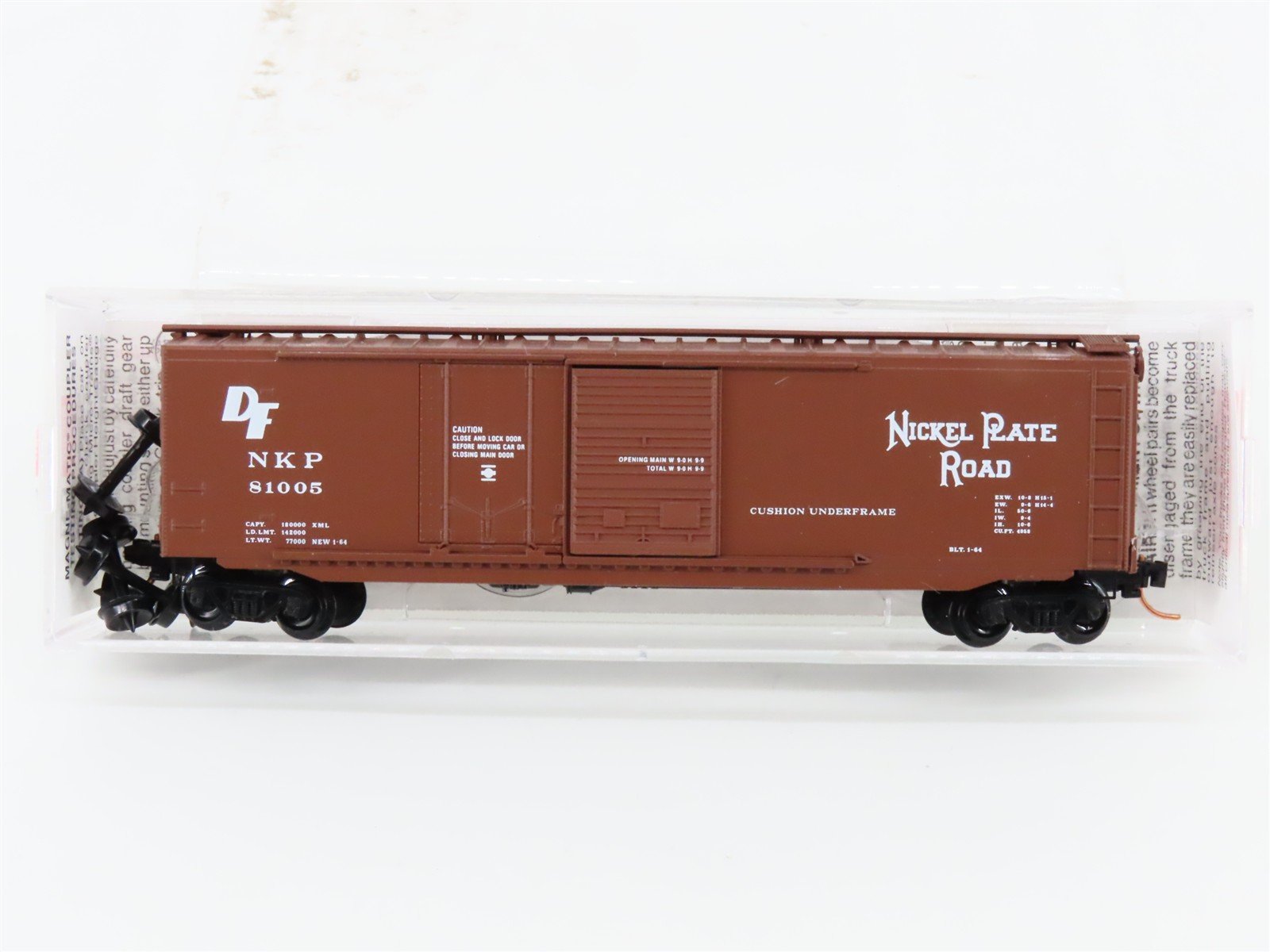 N Scale Micro-Trains MTL 33110 NKP Nickel Plate Road 50' Box Car #81005