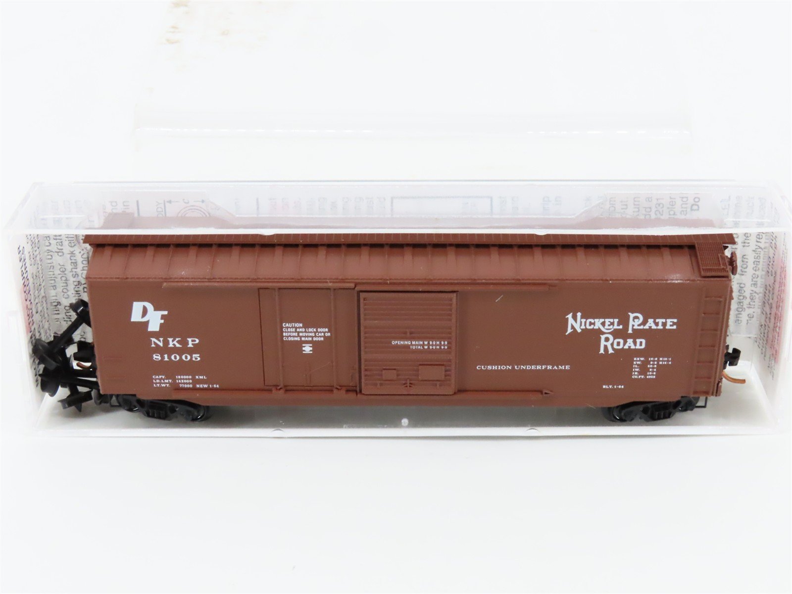 N Scale Micro-Trains MTL 33110 NKP Nickel Plate Road 50' Box Car #81005