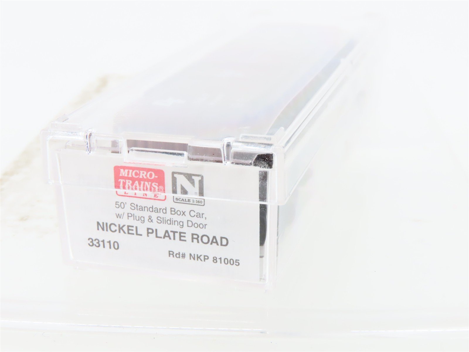N Scale Micro-Trains MTL 33110 NKP Nickel Plate Road 50' Box Car #81005