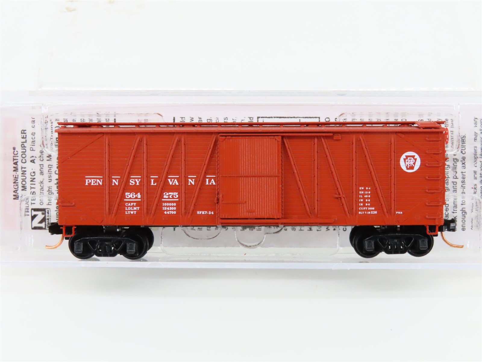 N Scale Micro-Trains MTL 02800131 PRR Pennsylvania 40' Box Car #564275