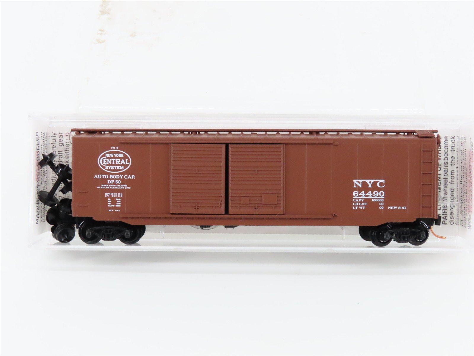 N Scale Micro-Trains MTL 34150 NYC New York Central 50' Box Car #64490