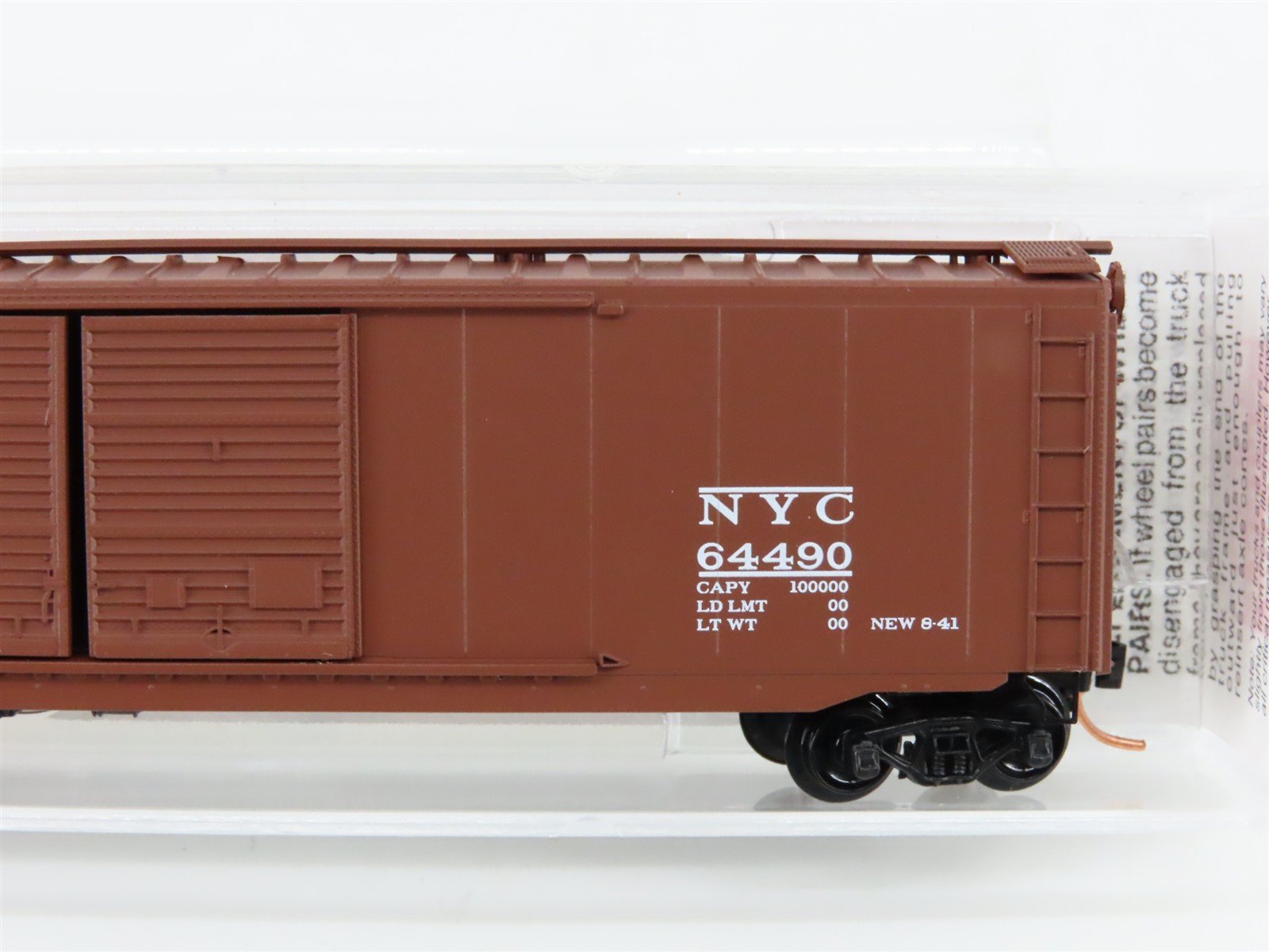 N Scale Micro-Trains MTL 34150 NYC New York Central 50' Box Car #64490