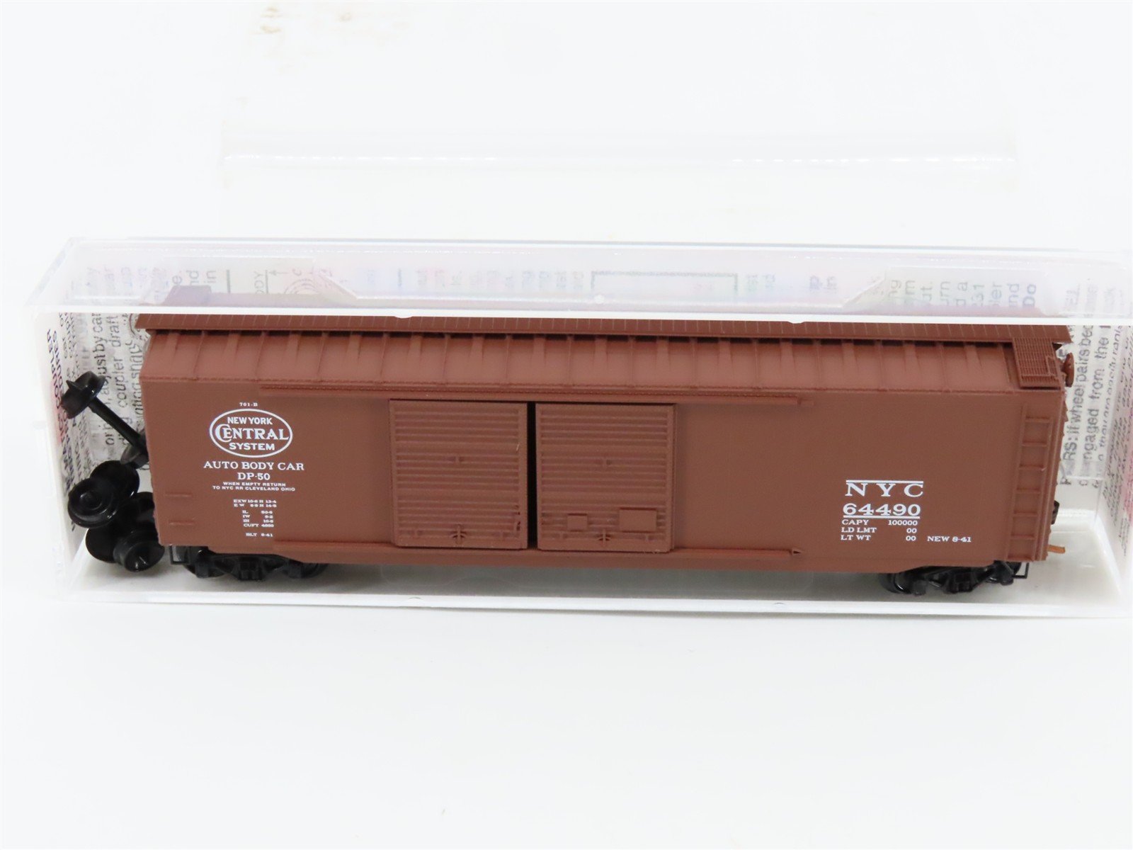N Scale Micro-Trains MTL 34150 NYC New York Central 50' Box Car #64490