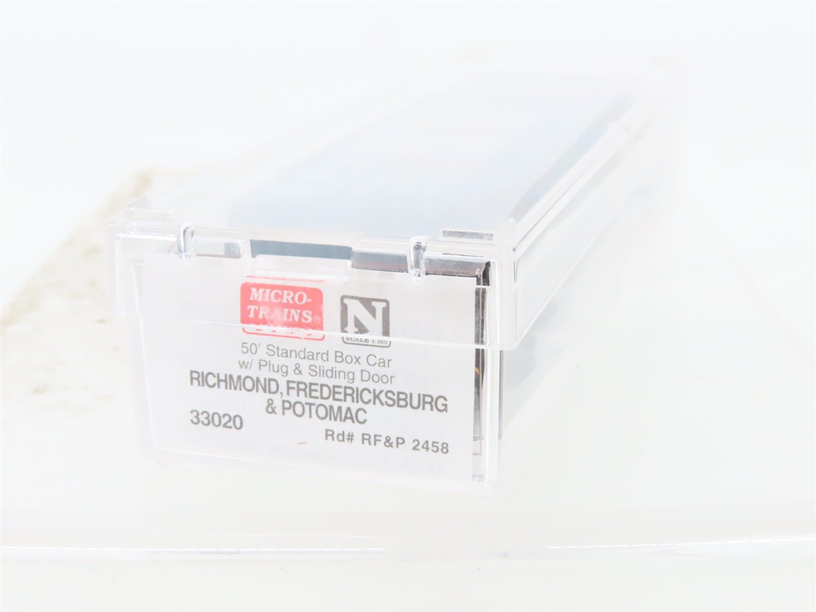 N Micro-Trains MTL 33020 RF&P Richmond Fredericksburg & Potomac 50' Boxcar #2458
