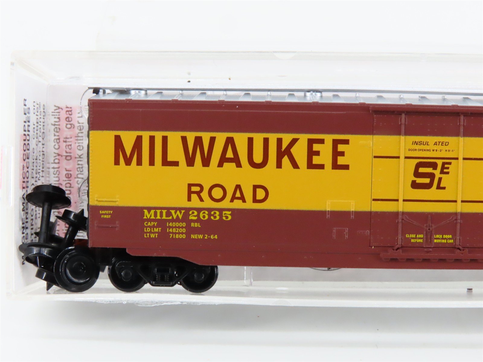 N Scale Micro-Trains MTL 03200420 MILW Milwaukee Road 50' Box Car #2635