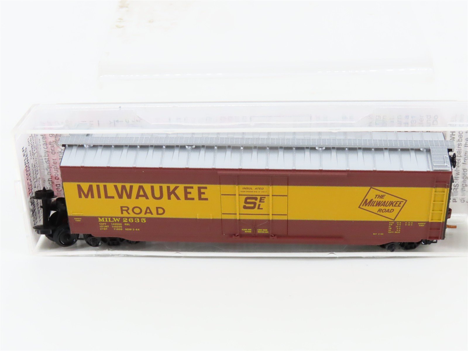 N Scale Micro-Trains MTL 03200420 MILW Milwaukee Road 50' Box Car #2635