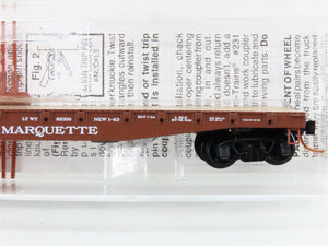 N Micro-Trains MTL 45260 PM Pere Marquette 50' Fishbelly Side Flat Car #16681