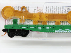 N Micro-Trains MTL 04500200 BN Burlington Northern 50' Flat Car #612750 w/ Load