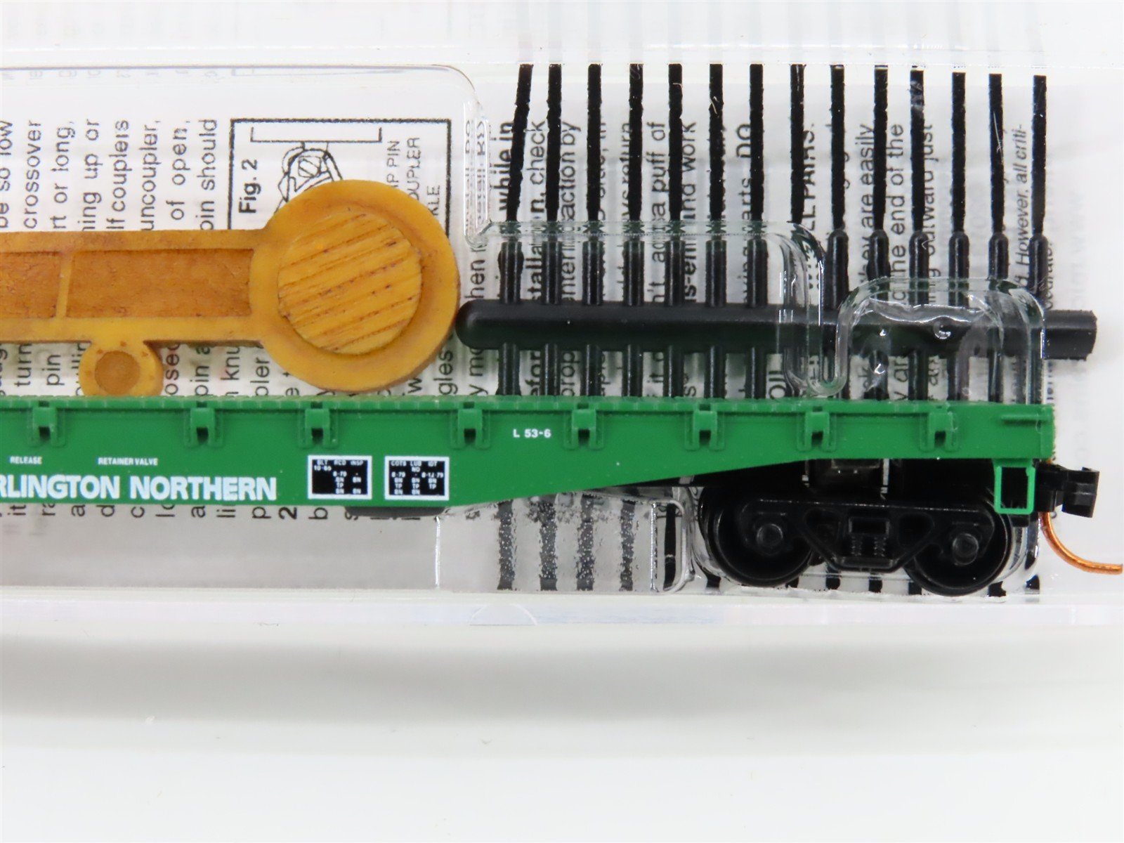 N Micro-Trains MTL 04500200 BN Burlington Northern 50' Flat Car #612750 w/ Load
