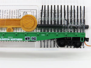 N Micro-Trains MTL 04500200 BN Burlington Northern 50' Flat Car #612750 w/ Load