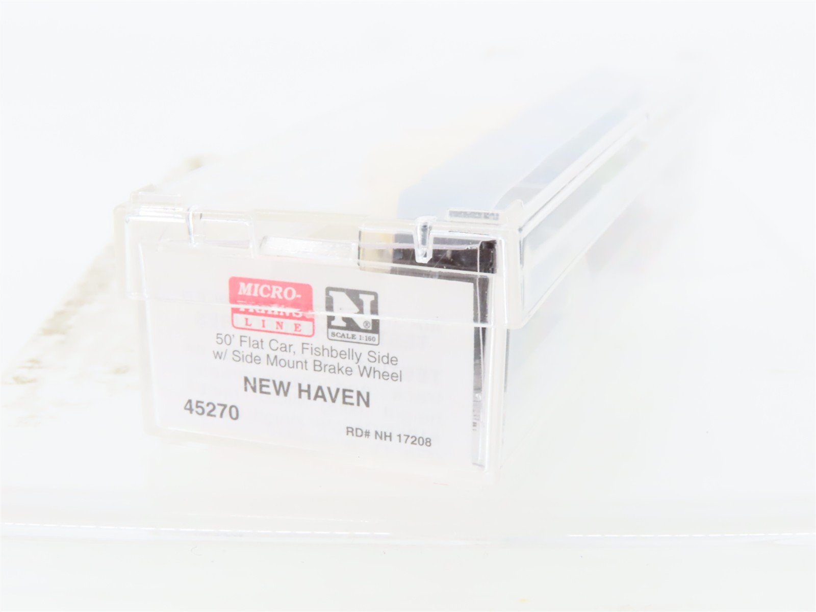 N Scale Micro-Trains MTL 45270 NH New Haven 50' Flat Car #17208 w/ Load