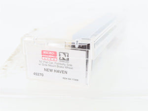 N Scale Micro-Trains MTL 45270 NH New Haven 50' Flat Car #17208 w/ Load