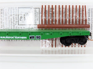 N Scale Micro-Trains MTL 45200 BN Burlington Northern 50' Flat Car #612743
