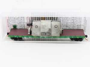 N Scale Micro-Trains MTL 04400122 BNSF Railway 50' Flat Car #576745 w/ Load