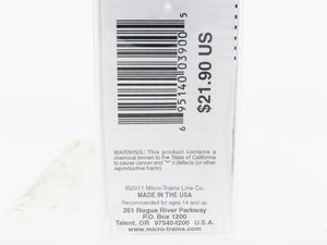 N Scale Micro-Trains MTL 04400122 BNSF Railway 50' Flat Car #576745 w/ Load