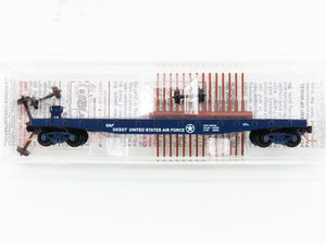 N Scale Micro-Trains MTL 45190 DAF United States Air Force 50' Flat Car #35507