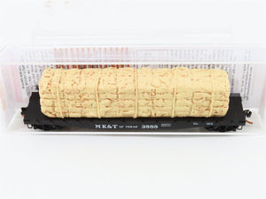 N Scale Micro-Trains MTL 04500240 MK&T of Texas 50' Flat Car #3555 w/ Load