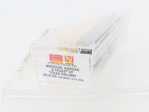 N Scale Micro-Trains MTL 04500240 MK&T of Texas 50' Flat Car #3555 w/ Load