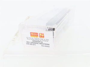 N Micro-Trains MTL 04500511 D&RGW Rio Grande 50' Flat Car #80000A w/ Container