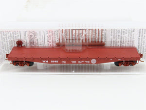N Micro-Trains MTL 45160 WM Western Maryland Fast Freight 50' Flat Car #2645