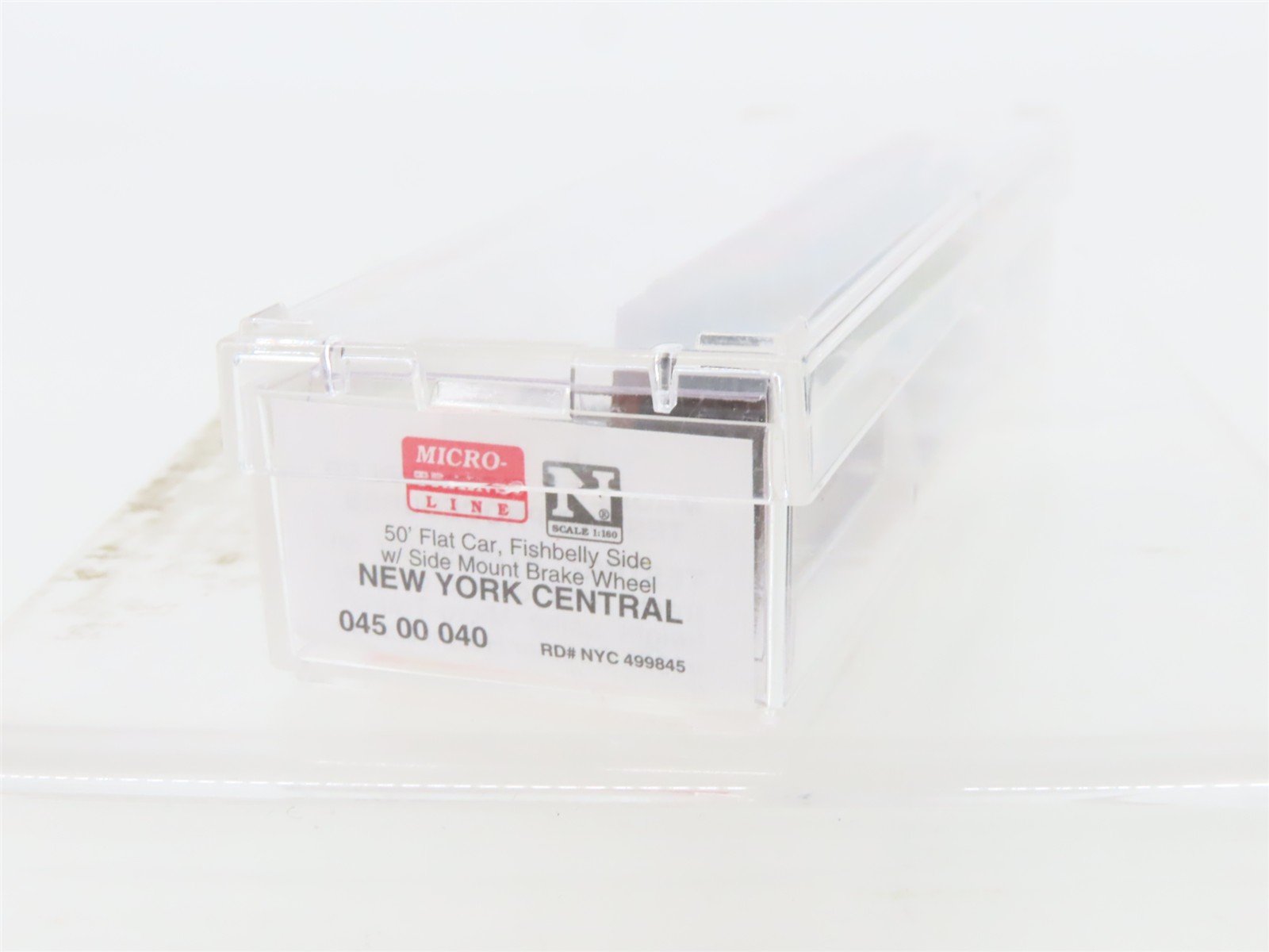 N Scale Micro-Trains MTL 04500040 NYC New York Central 50' Flat Car #499845