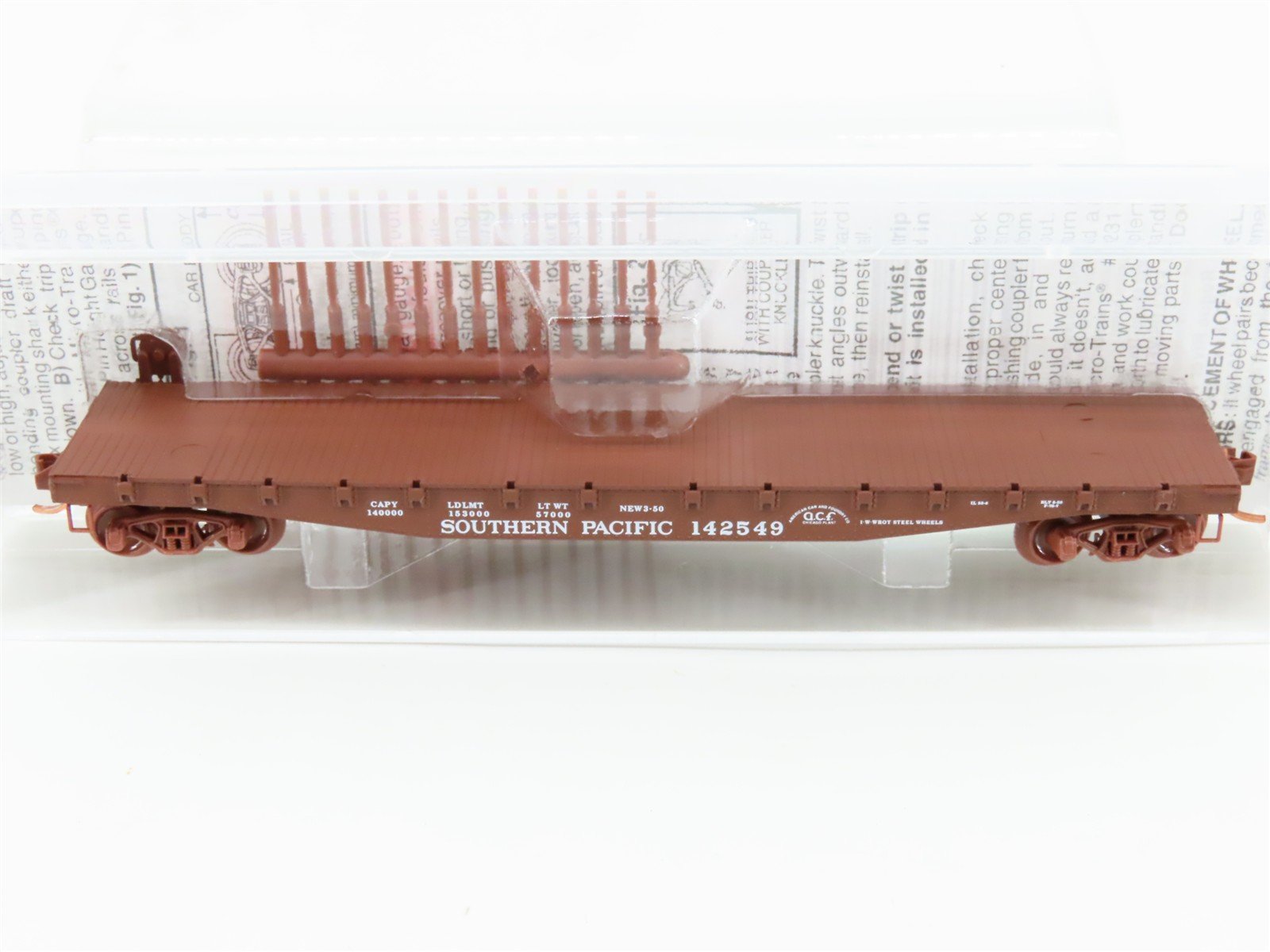 N Scale Micro-Trains MTL 45030 SP Southern Pacific 50' Flat Car #142549