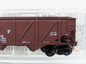 N Scale Micro-Trains MTL 57010 ATSF Santa Fe 2-Bay Open Hopper #180736
