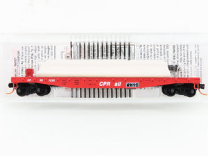 N Scale Micro-Trains MTL 04500280 CP Rail 50' Flat Car #301220 w/ Load