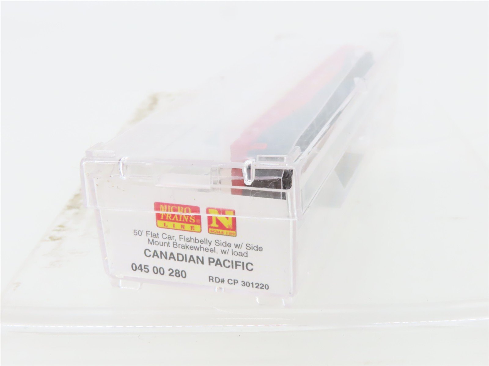 N Scale Micro-Trains MTL 04500280 CP Rail 50' Flat Car #301220 w/ Load