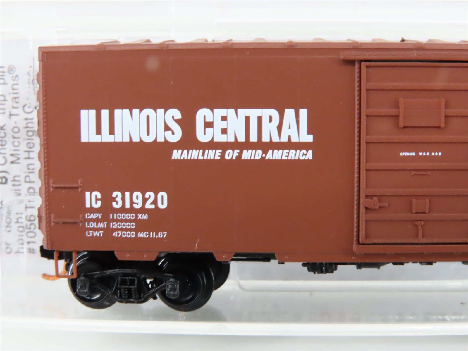 N Scale Micro-Trains MTL 07300090 IC Illinois Central 40' Box Car #31920