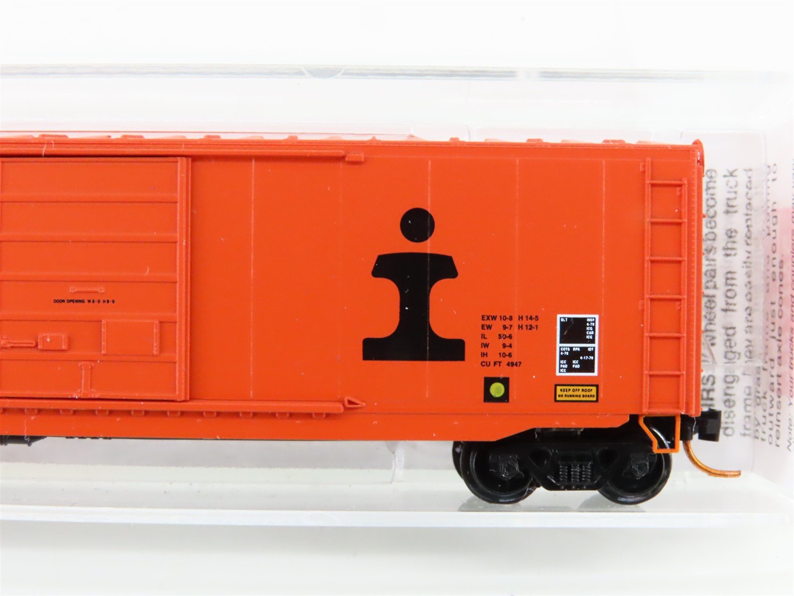 N Scale Micro-Trains MTL 07700120 ICG Illinois Central Gulf 50' Box Car #511308