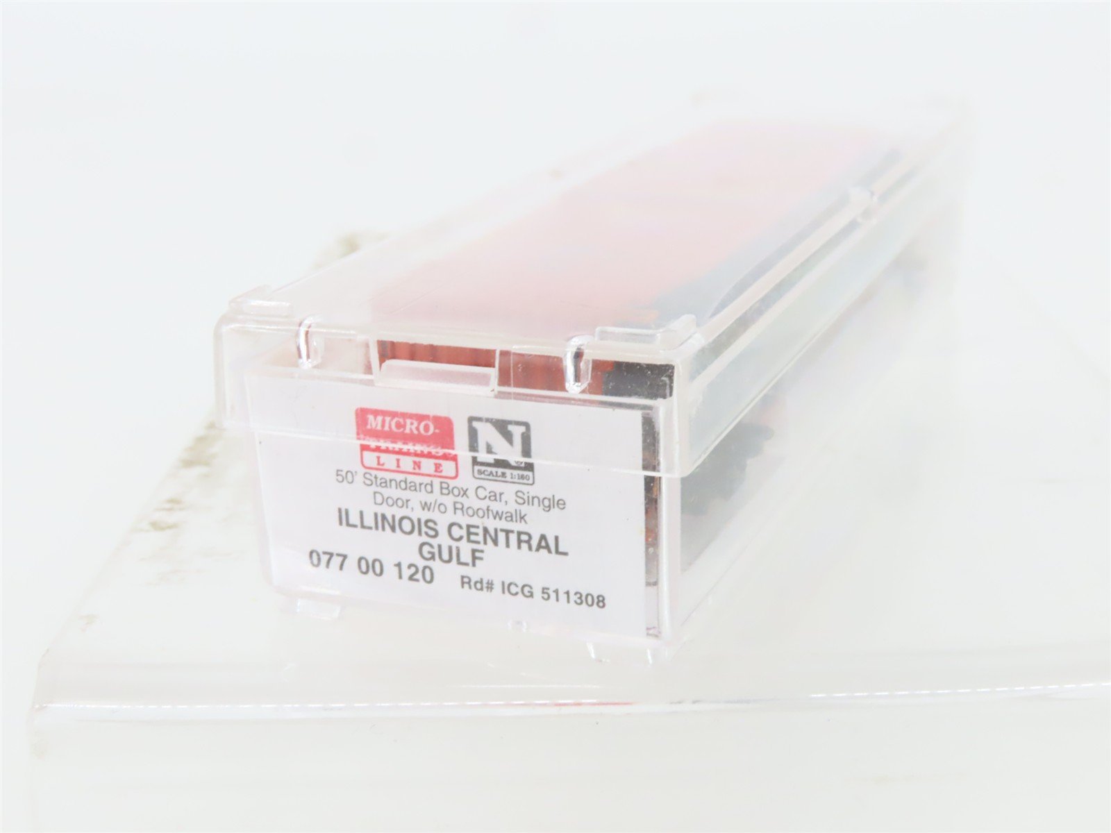 N Scale Micro-Trains MTL 07700120 ICG Illinois Central Gulf 50' Box Car #511308
