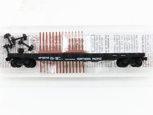 N Micro-Trains MTL 45250 N Northern Pacific 50' Fishbelly Side Flat Car #62718