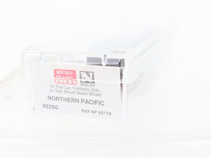 N Micro-Trains MTL 45250 N Northern Pacific 50' Fishbelly Side Flat Car #62718