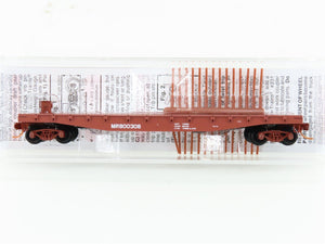N Scale Micro-Trains MTL 04500340 MP Missouri Pacific 50' Flat Car #800308