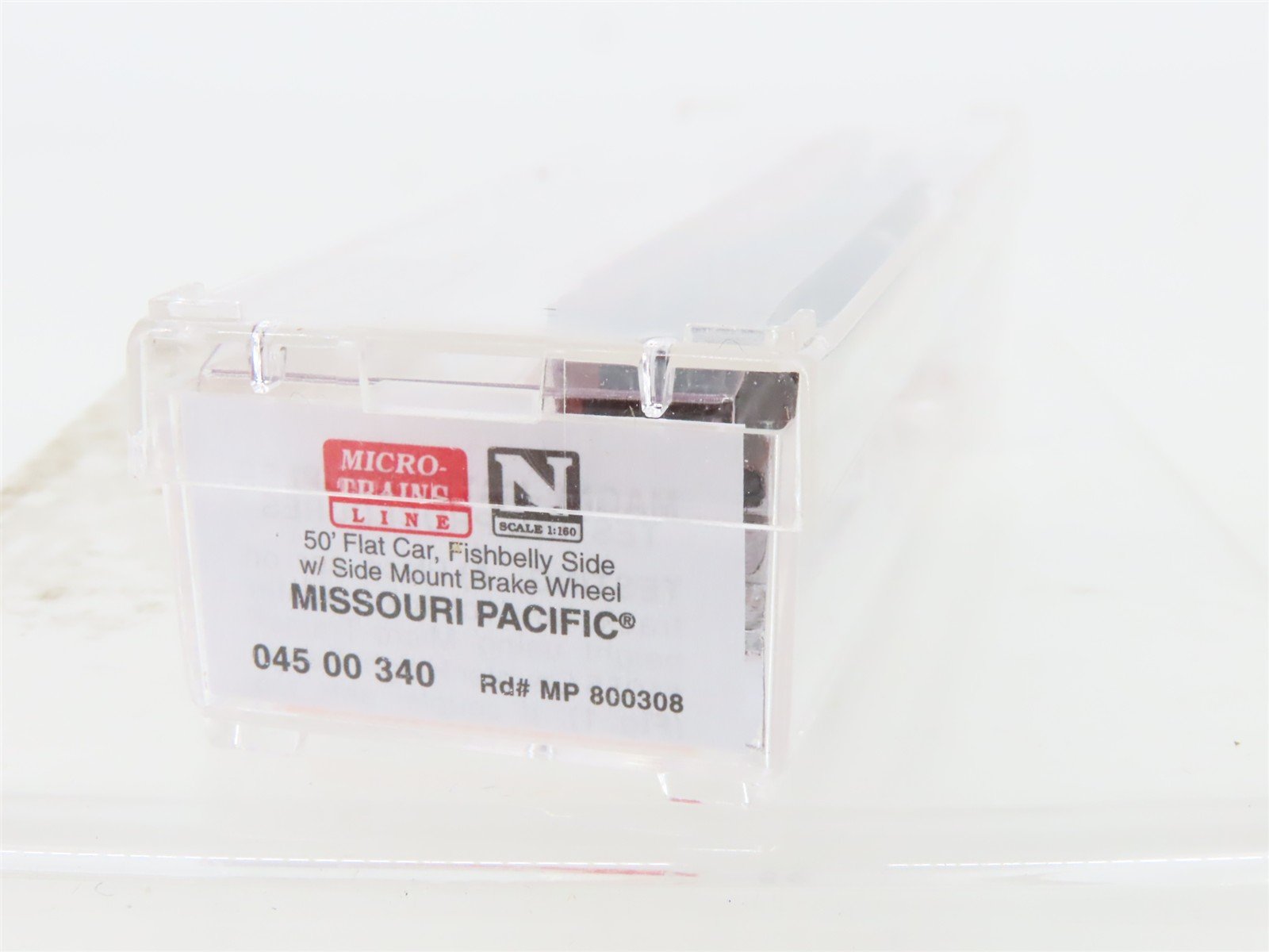 N Scale Micro-Trains MTL 04500340 MP Missouri Pacific 50' Flat Car #800308