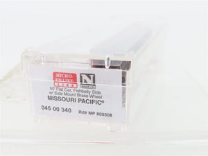 N Scale Micro-Trains MTL 04500340 MP Missouri Pacific 50' Flat Car #800308